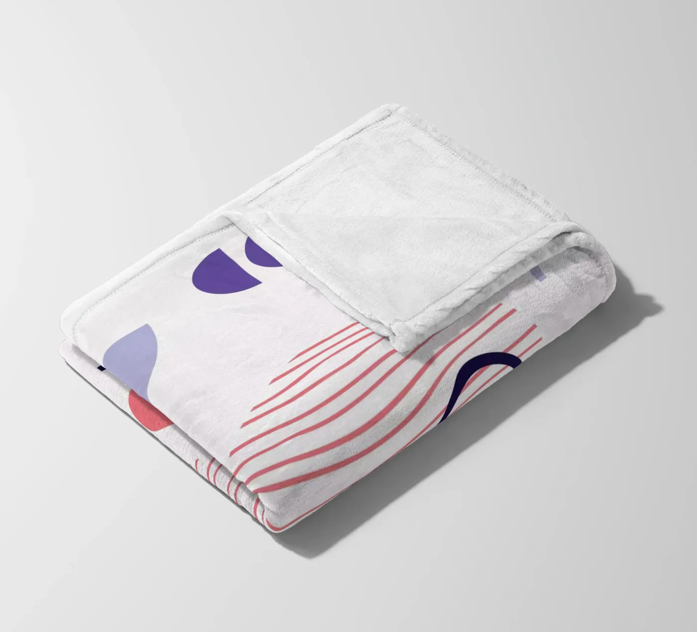 Geometrisches Muster Fleecedecke von Kim Hubball Studio