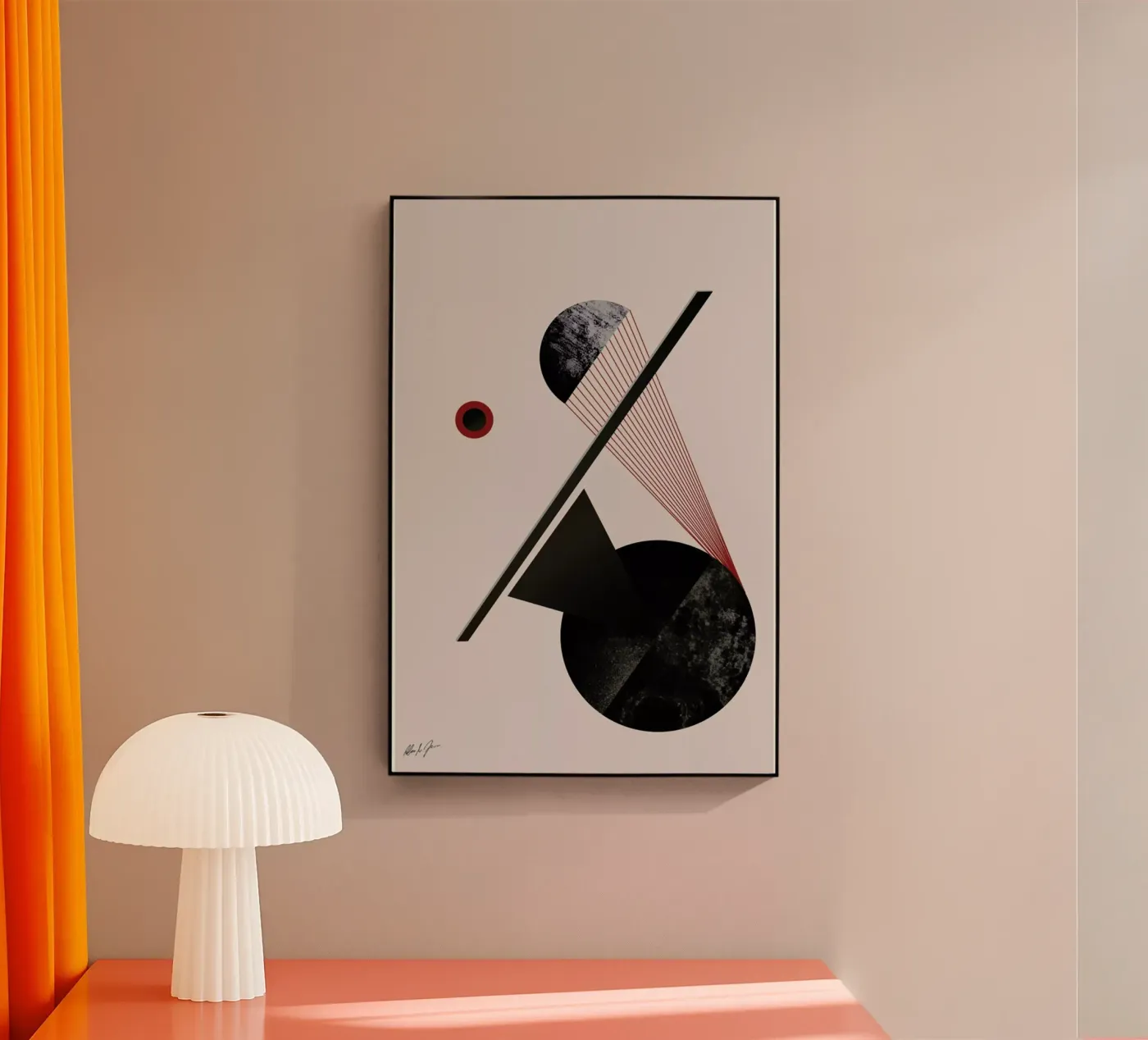 BAU1 acryl van Andreas Jarner