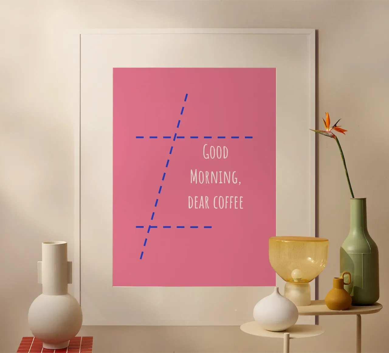 Buongiorno caro caffè poster da Something for you