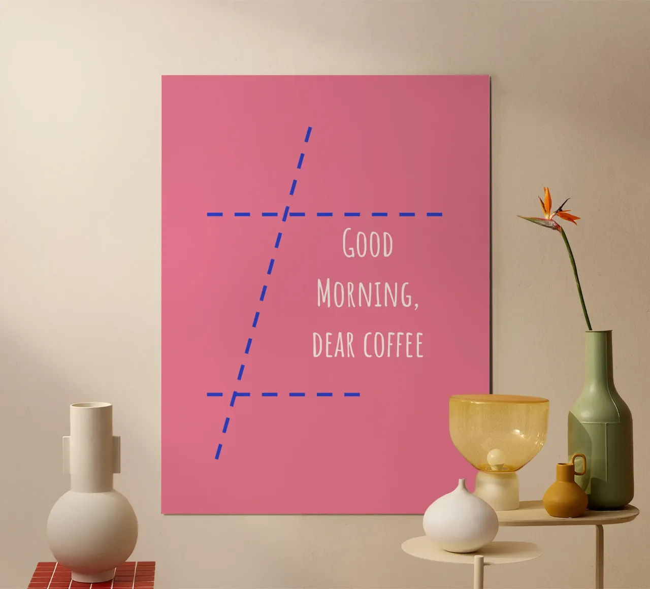 Buongiorno caro caffè poster da Something for you