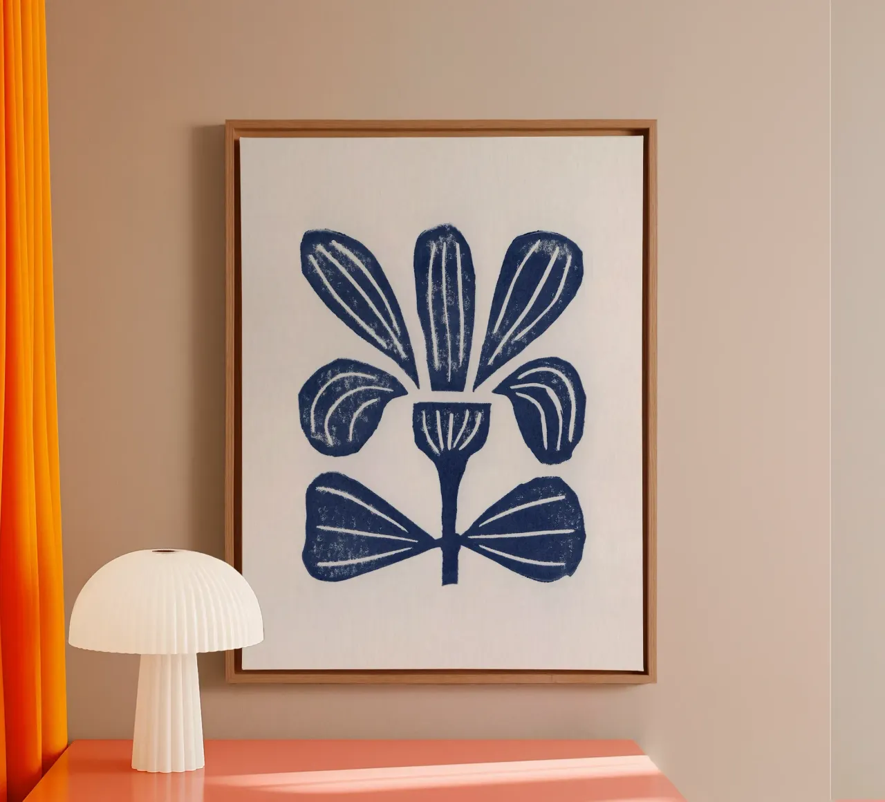 Alisa Galitsyna - Native Flower tela con Cornice a cassetta da The Artcircle