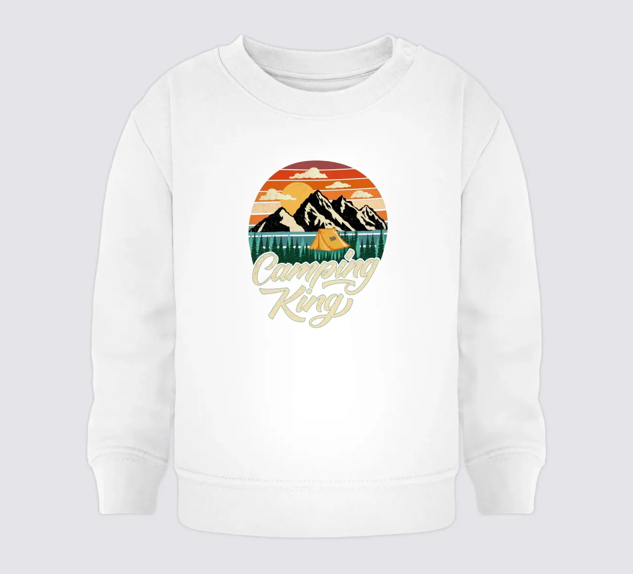 Campeggio King felpa neonato da CalliLetters
