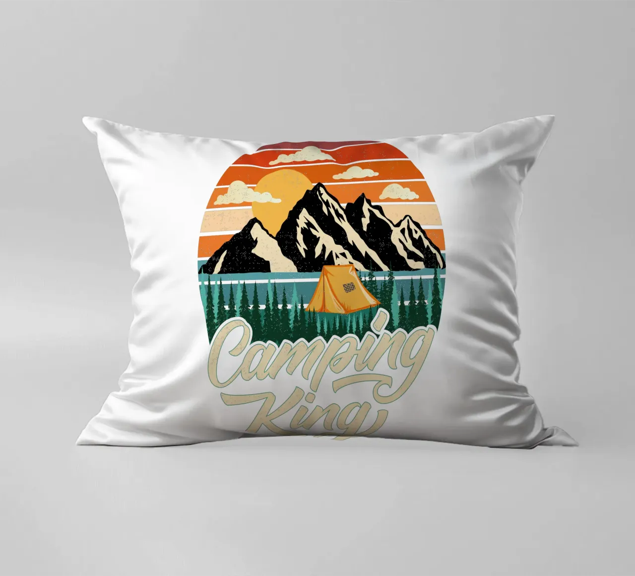 Campeggio King cuscino da CalliLetters