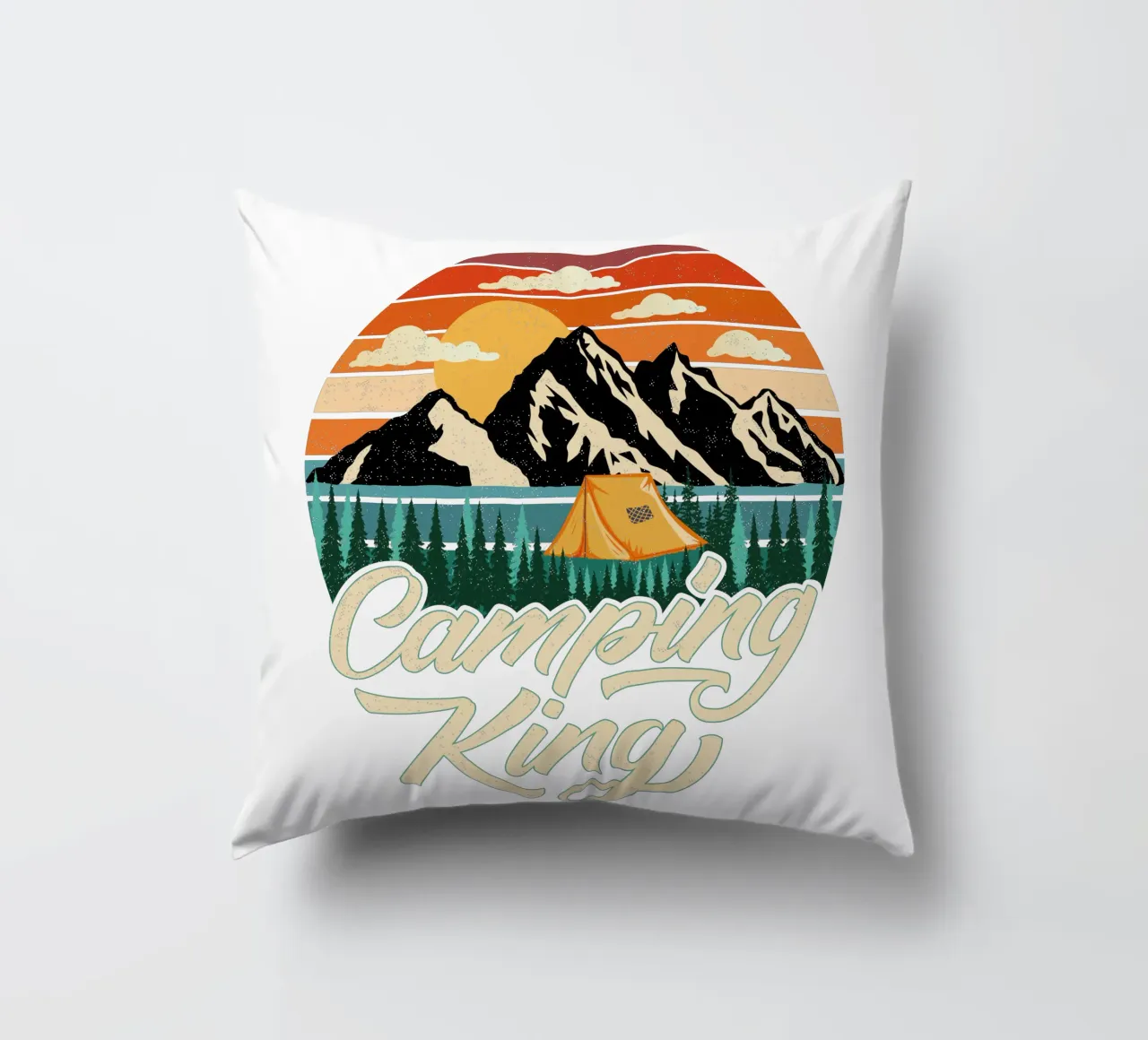 Campeggio King cuscino da CalliLetters