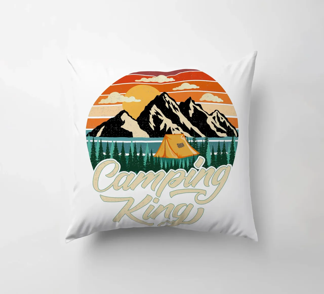 Campeggio King cuscino da CalliLetters