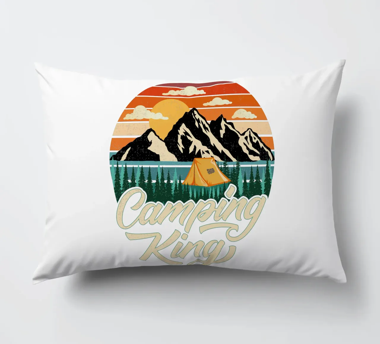 Campeggio King cuscino da CalliLetters