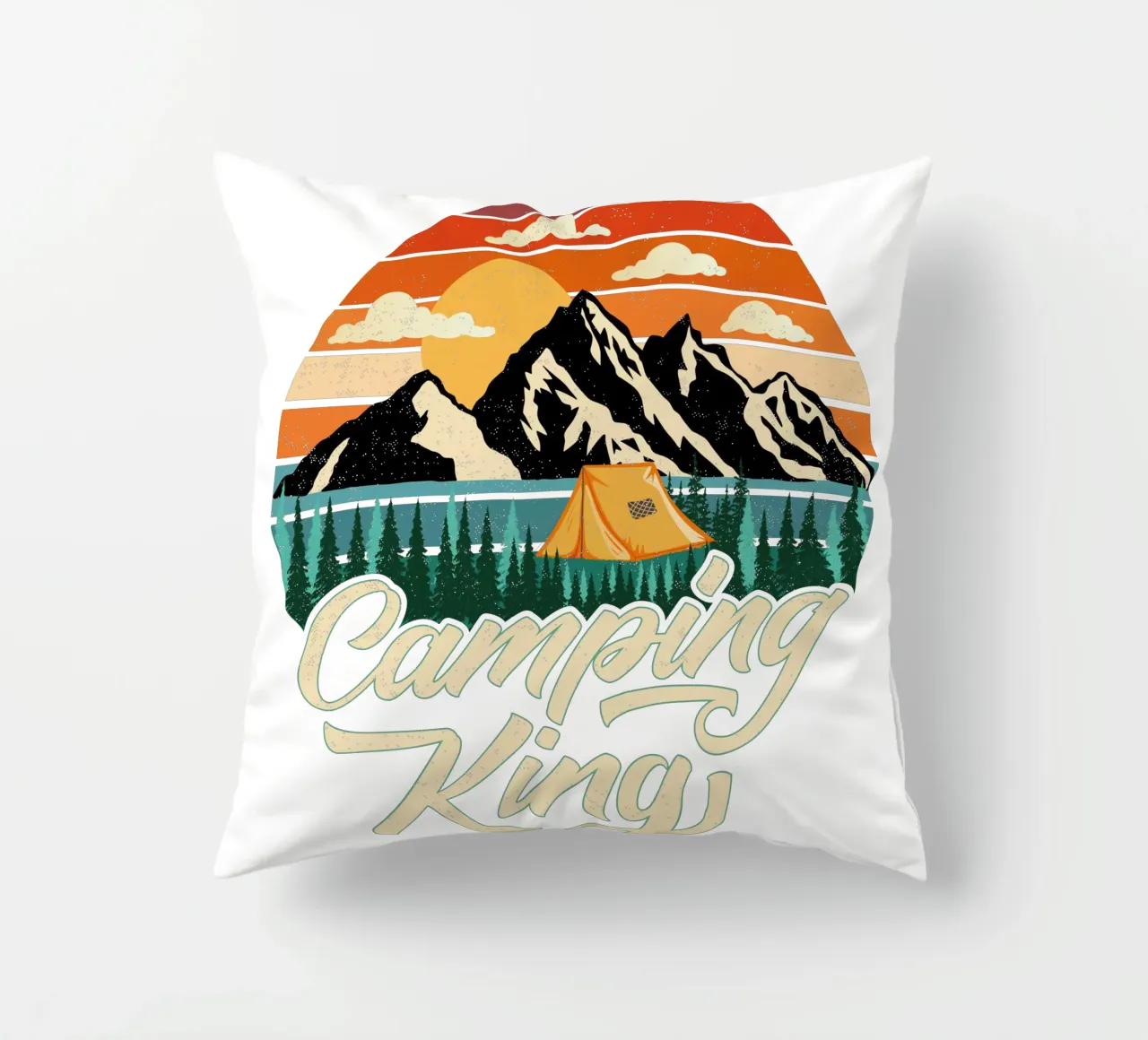Campeggio King cuscino da CalliLetters
