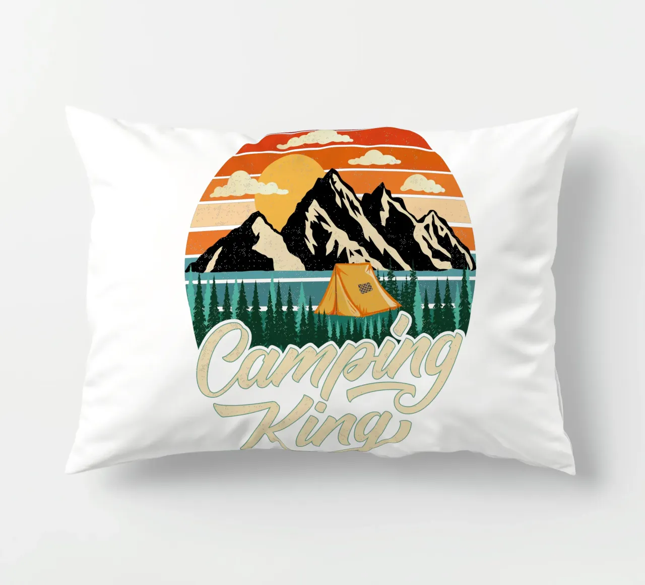 Campeggio King cuscino da CalliLetters