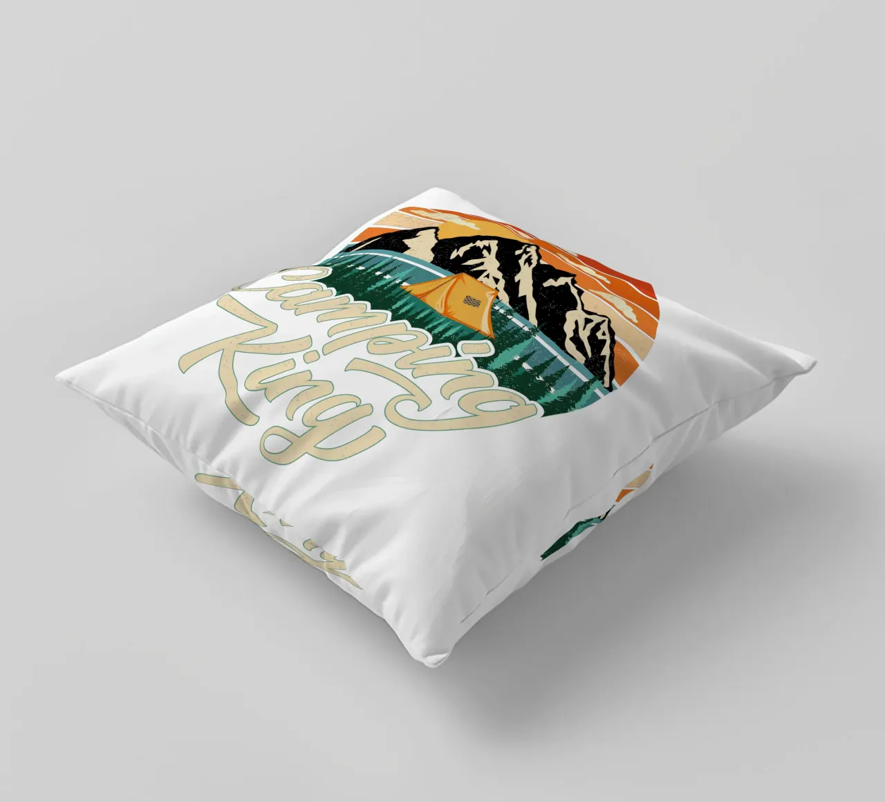 Campeggio King cuscino da CalliLetters