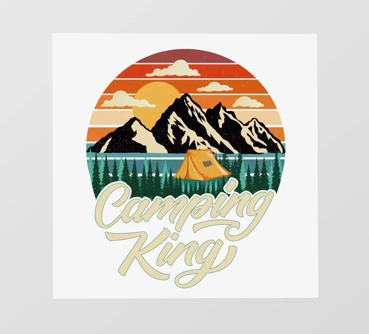 Campeggio King telo in pvc da CalliLetters
