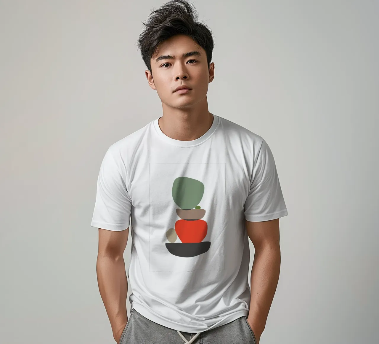 Balancing Shapes No. 3 T-Shirt von lazydaypaper