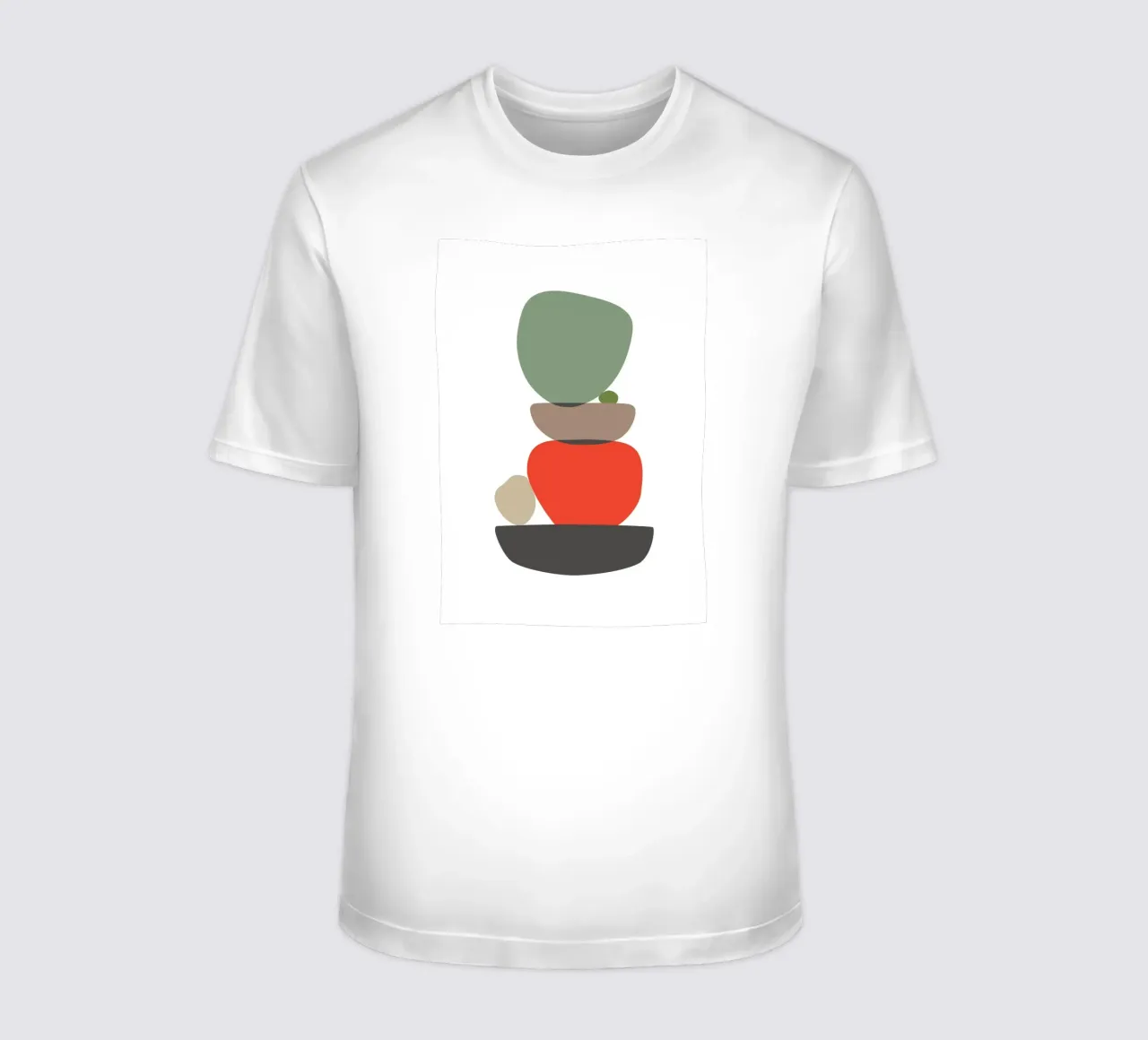 Balancing Shapes No. 3 T-Shirt von lazydaypaper