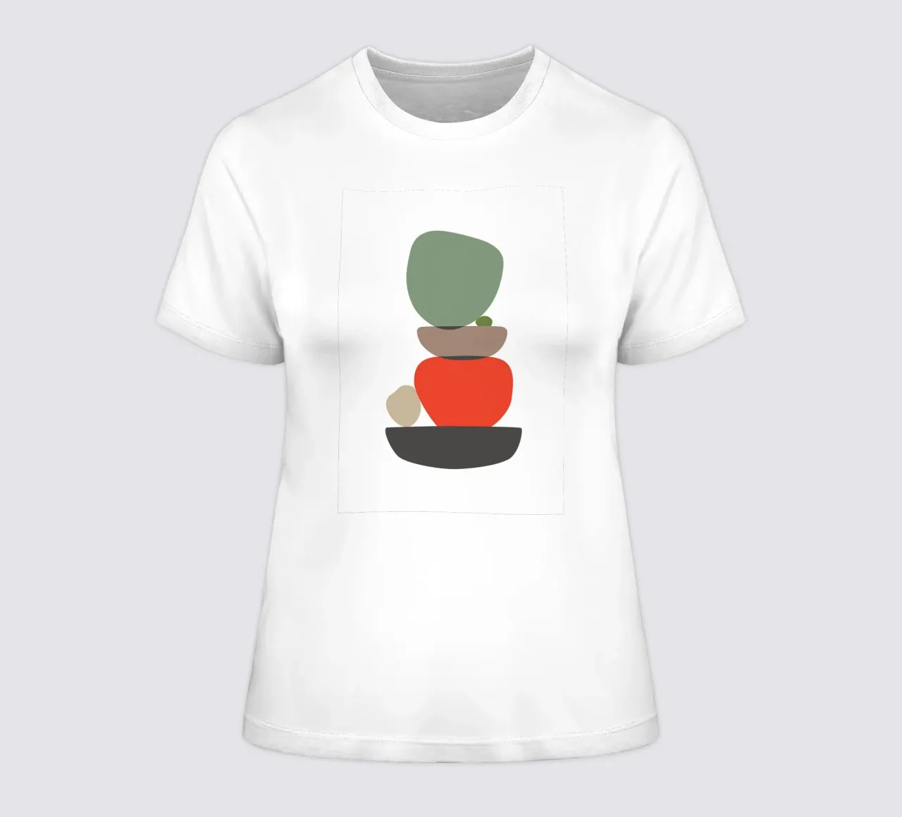Balancing Shapes No. 3 t-shirt da donna da lazydaypaper