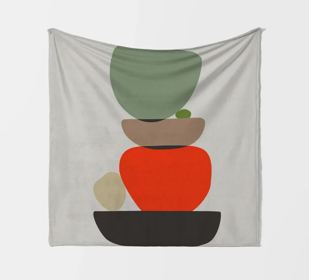Balancing Shapes No. 3 coperta in pile da lazydaypaper