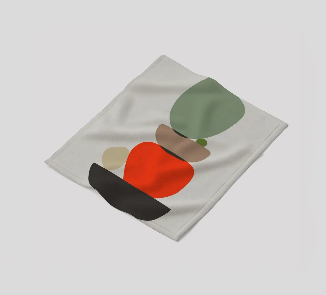 Balancing Shapes No. 3 Fleecedecke von lazydaypaper