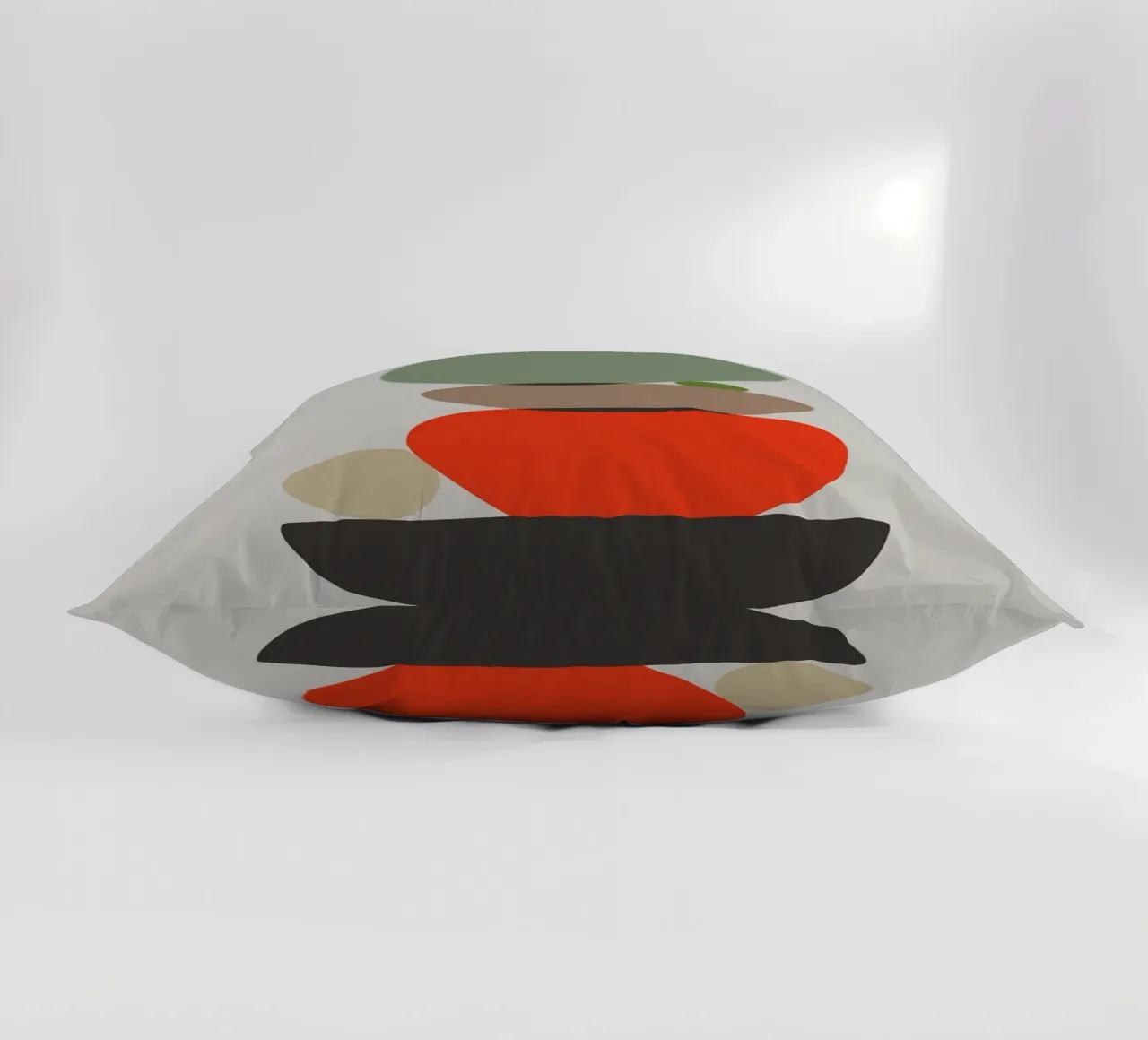 Balancing Shapes No. 3 cuscino da lazydaypaper