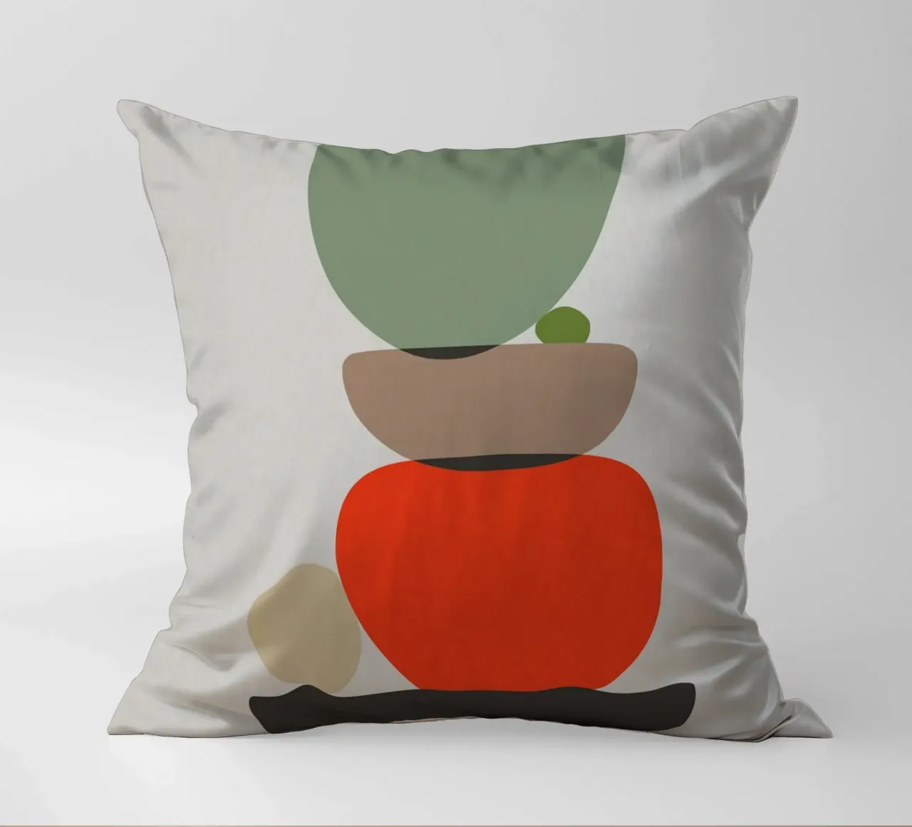 Balancing Shapes No. 3 cuscino da lazydaypaper