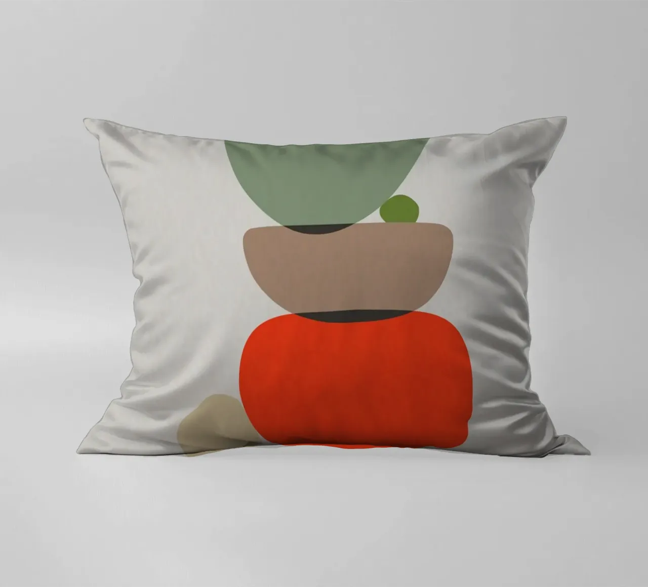 Balancing Shapes No. 3 cuscino da lazydaypaper