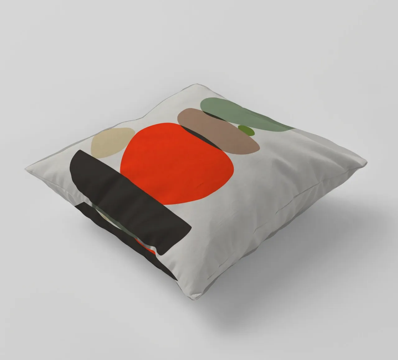 Balancing Shapes No. 3 cuscino da lazydaypaper