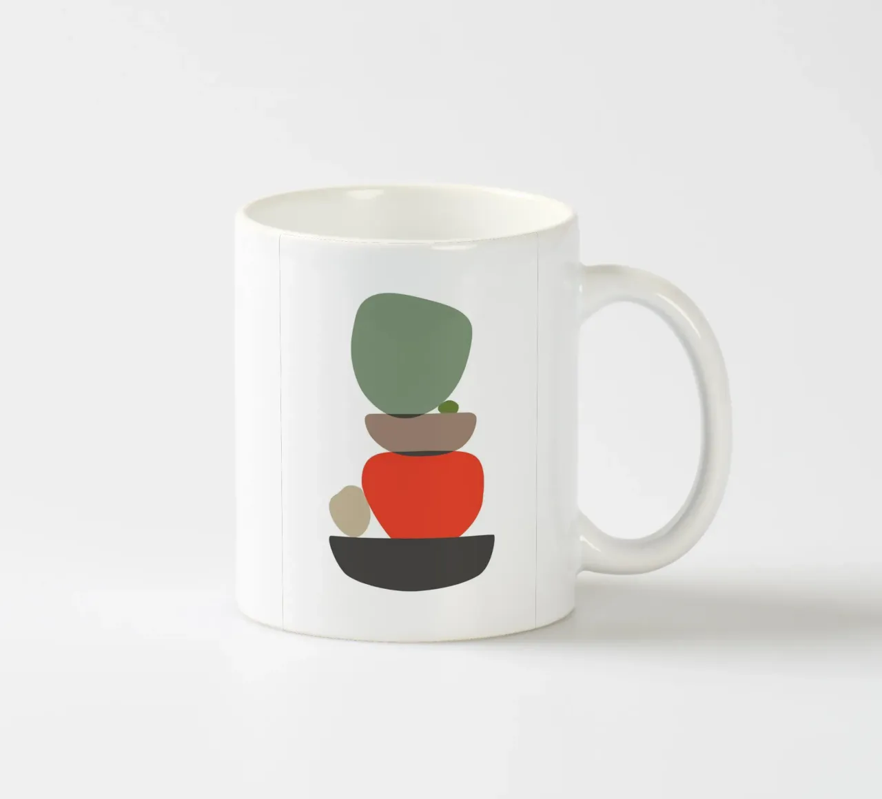 Balancing Shapes No. 3 tazza in ceramica da lazydaypaper