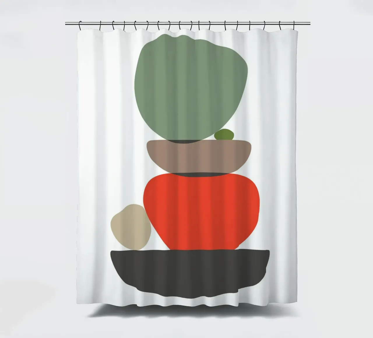 Balancing Shapes No. 3 tenda da doccia da lazydaypaper