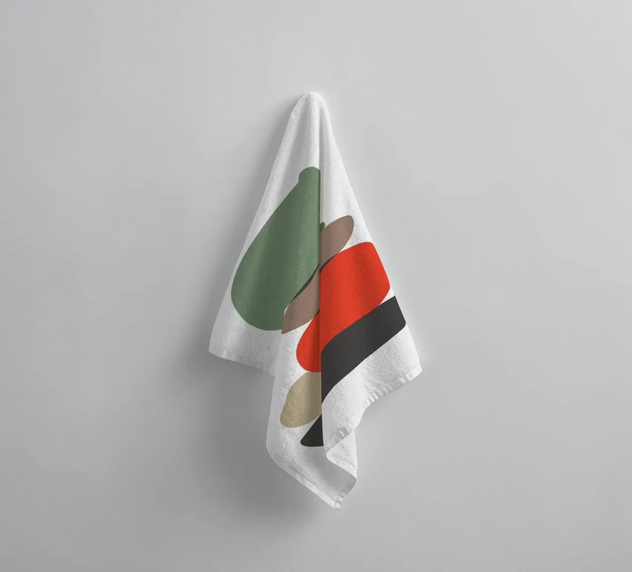 Balancing Shapes No. 3 asciugamano da bagno da lazydaypaper