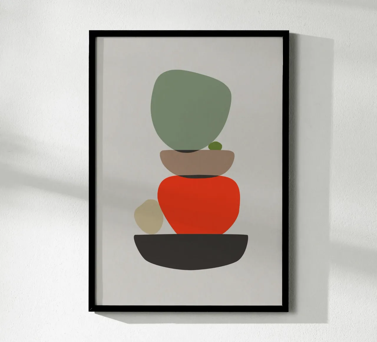 Balancing Shapes No. 3 poster da lazydaypaper