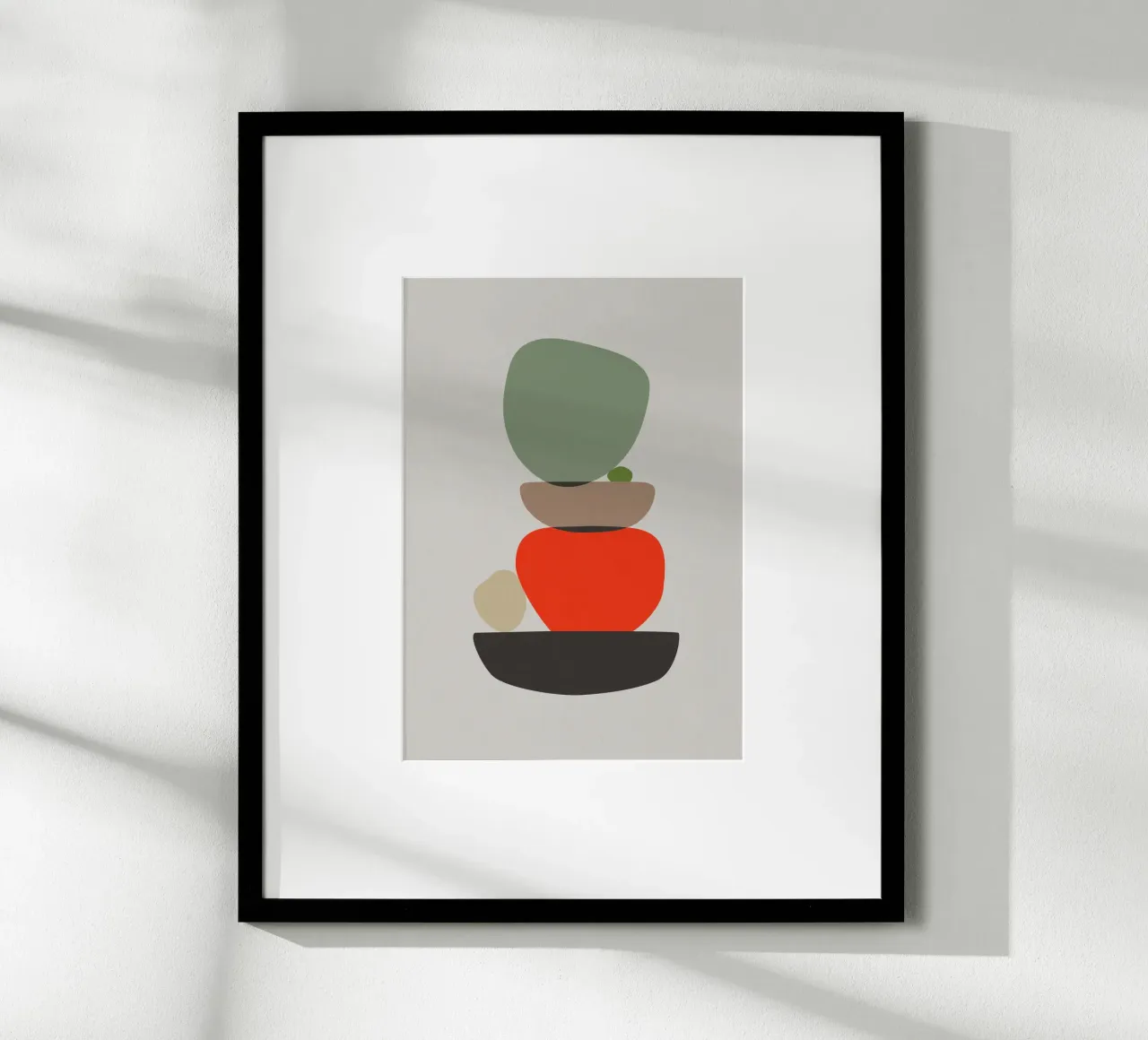 Balancing Shapes No. 3 poster da lazydaypaper