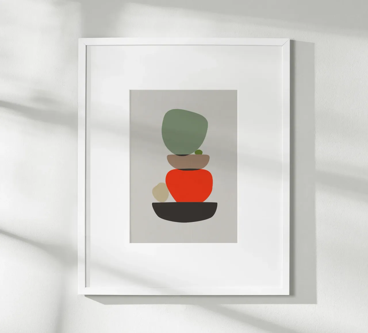 Balancing Shapes No. 3 poster da lazydaypaper