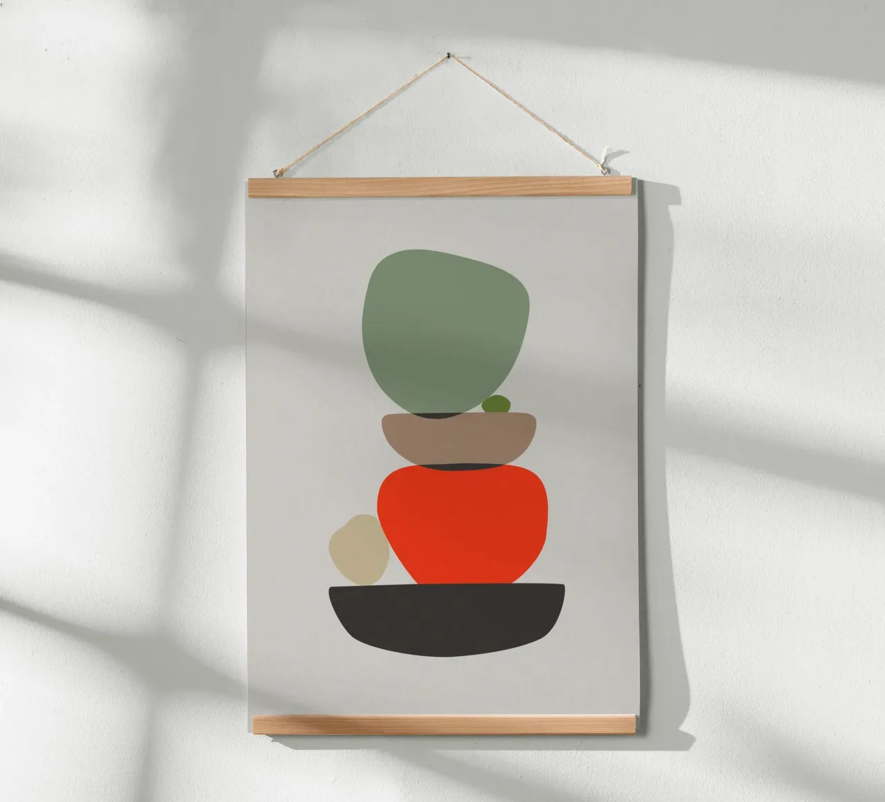Balancing Shapes No. 3 poster da lazydaypaper