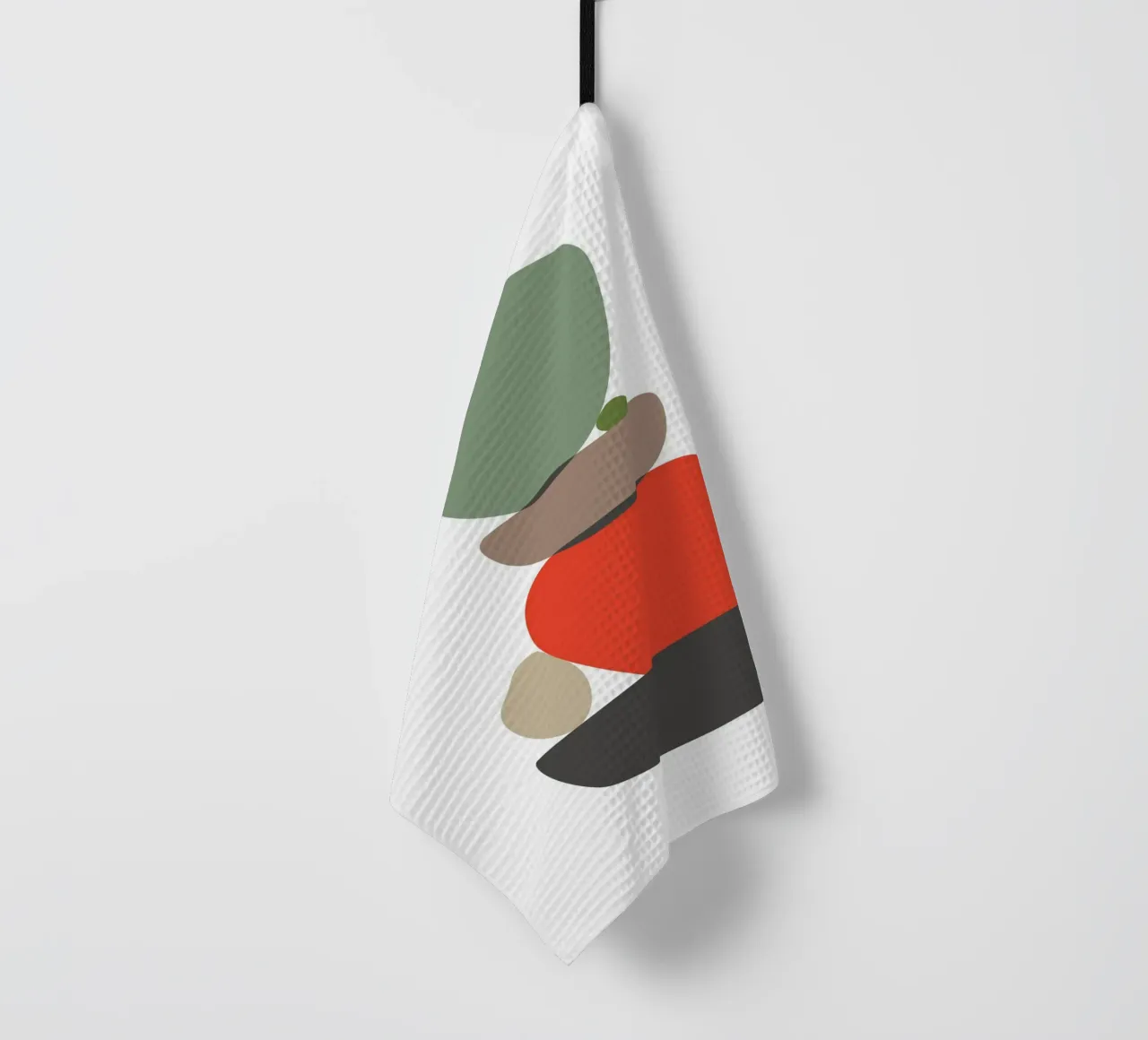Balancing Shapes No. 3 canovaccio da cucina da lazydaypaper