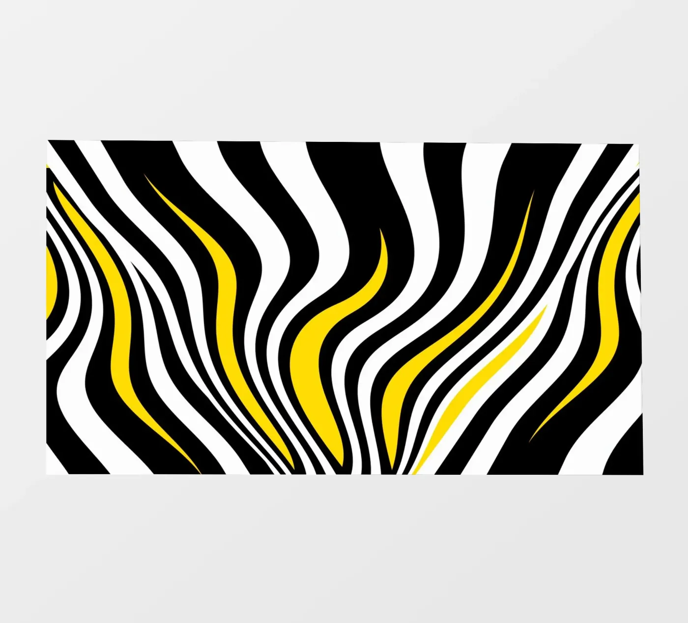 Abstract waves fotobehang van Atteloi Art