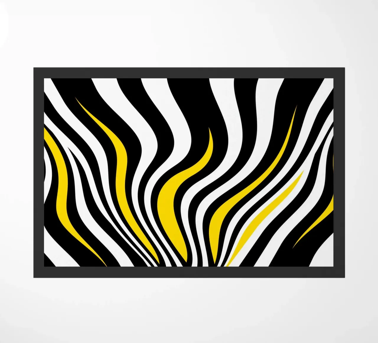 Abstract waves doormat by Atteloi