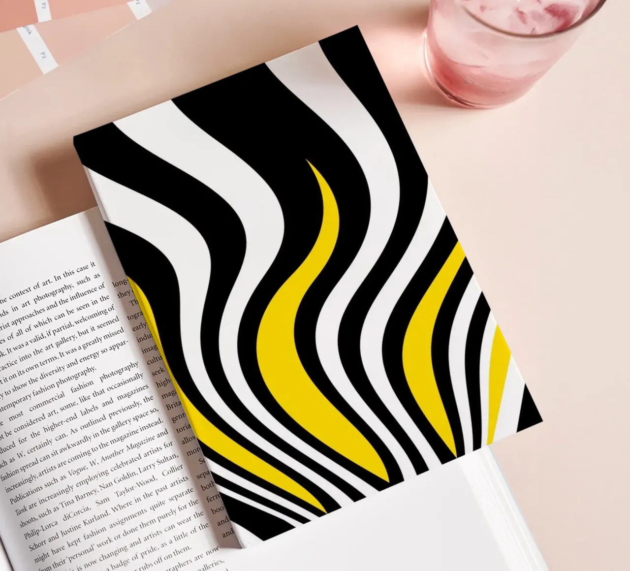 Abstract waves notebook by Atteloi