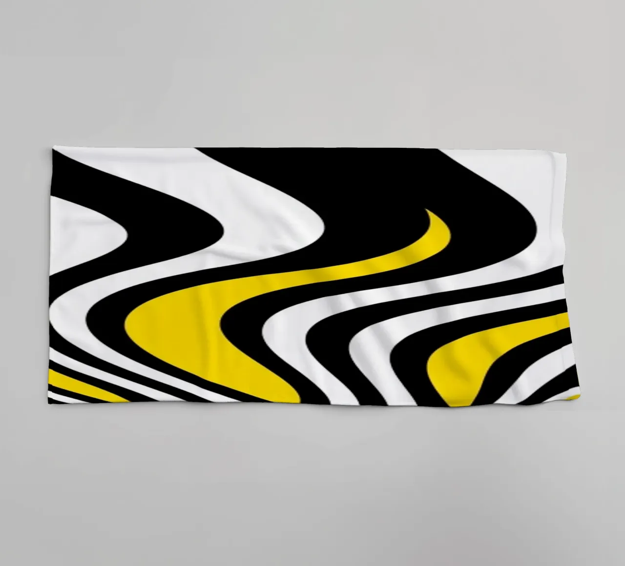 Abstract waves towel by Atteloi
