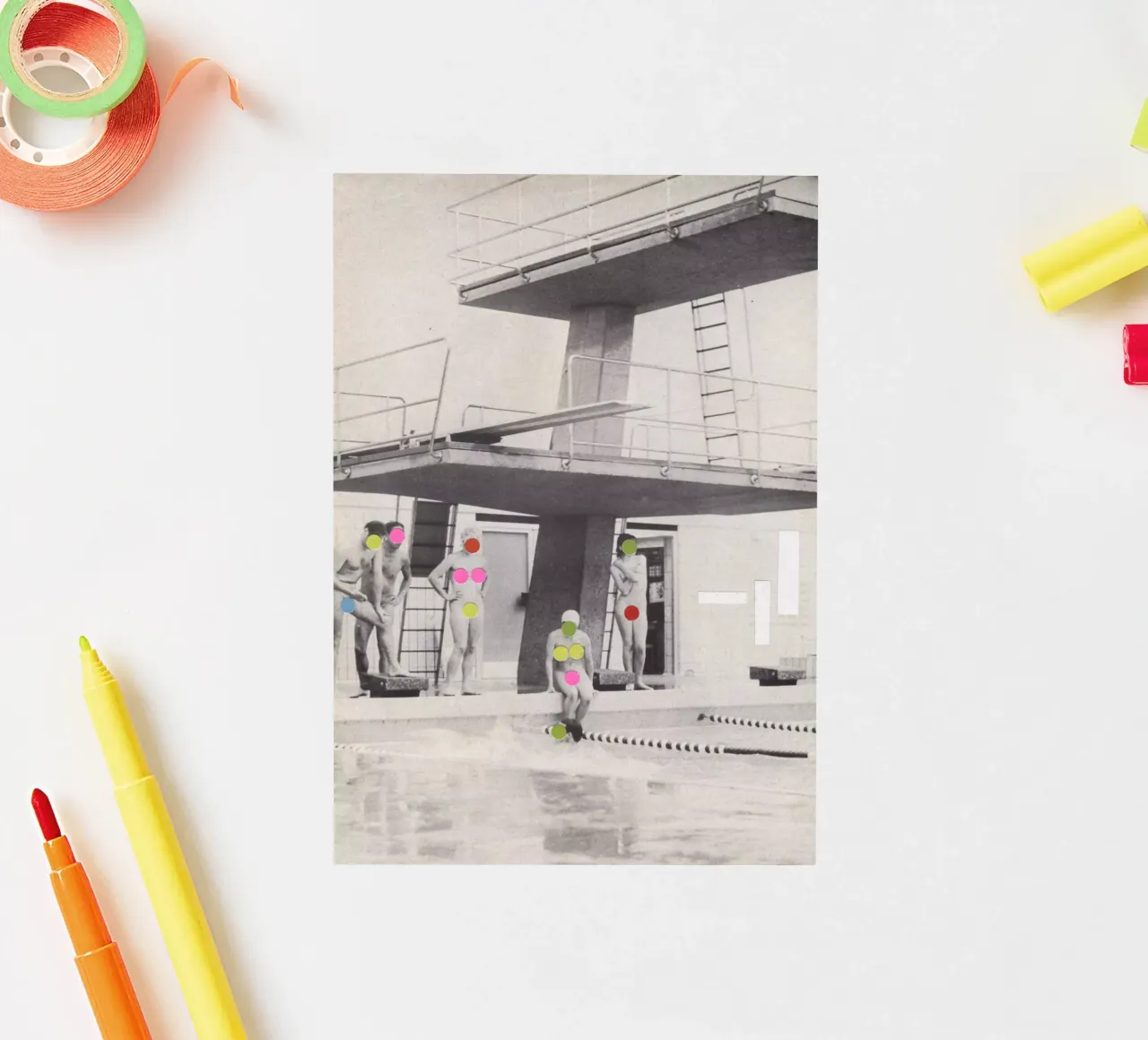 Modesty sticker by Cassia Beck Collage