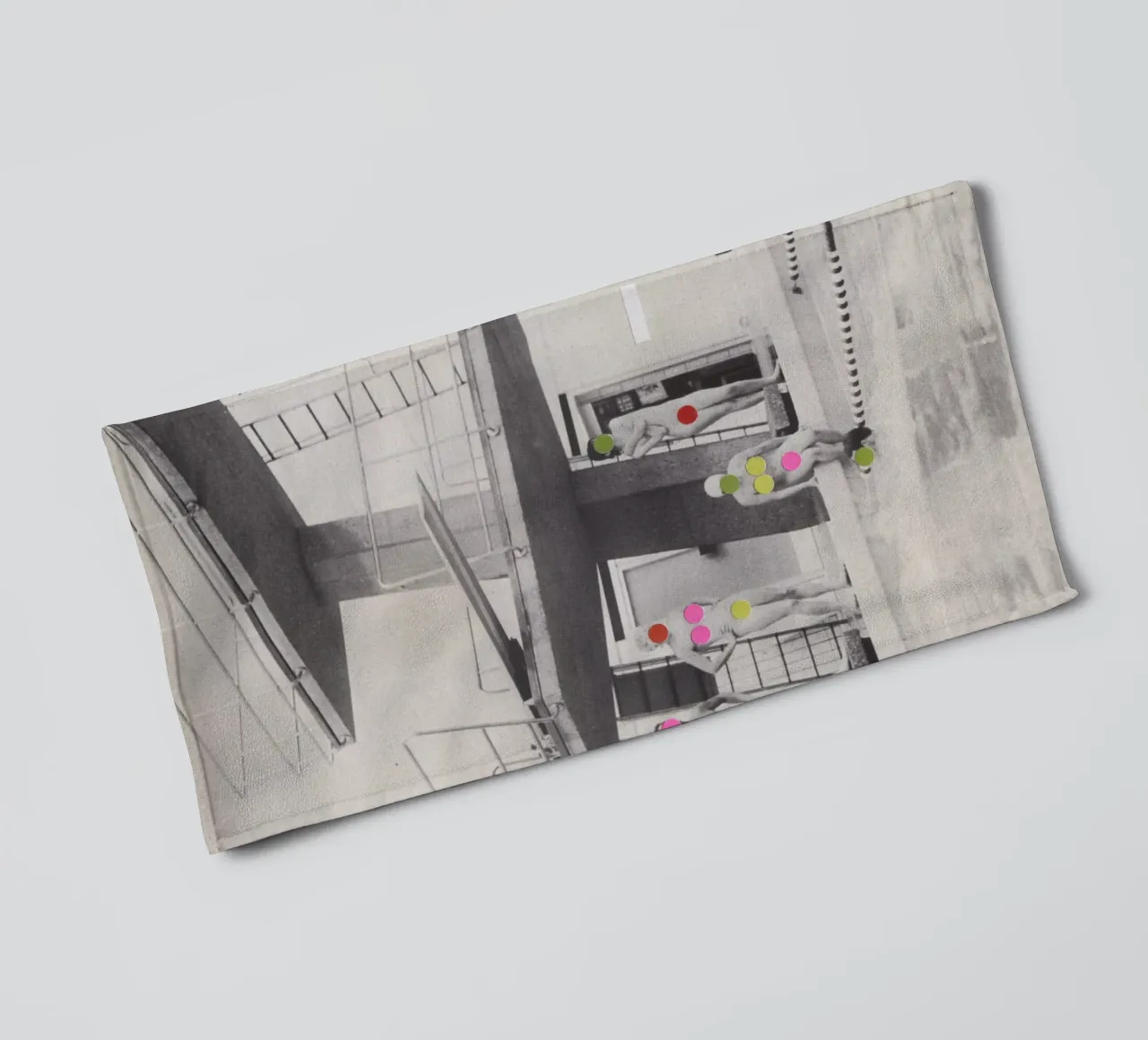 Modesty towel by Cassia Beck Collage