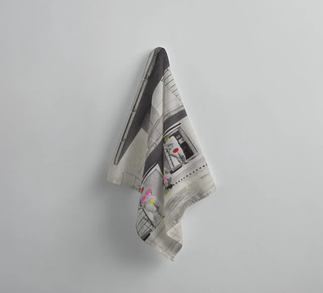 Modesty towel by Cassia Beck Collage