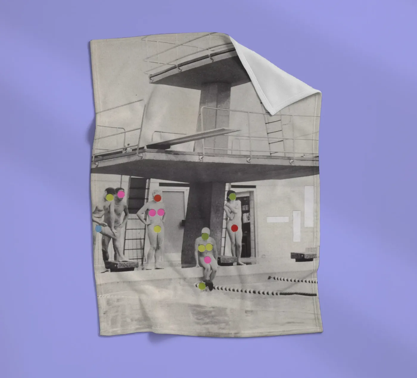 Bescheidenheid fleecedeken van Cassia Beck Collage