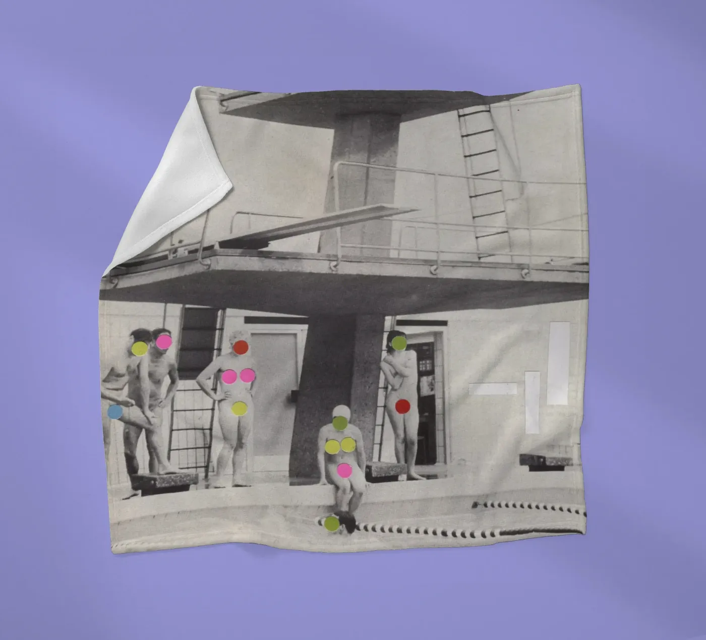 Bescheidenheid fleecedeken van Cassia Beck Collage