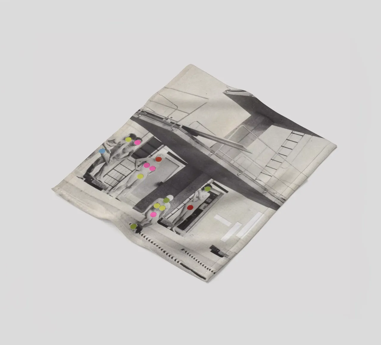 Modesty fleece blanket by Cassia Beck Collage