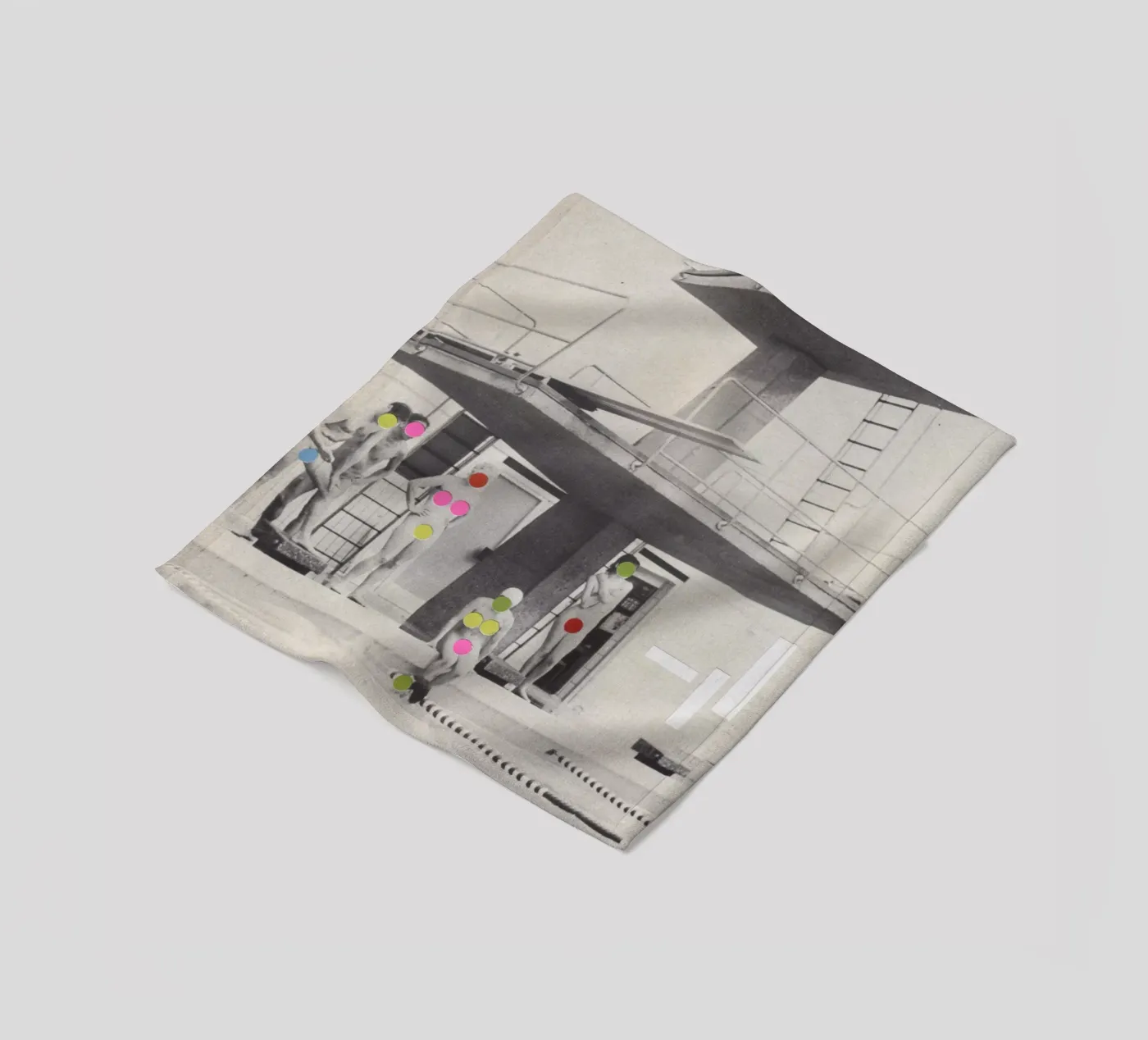 Modesty fleece blanket by Cassia Beck Collage