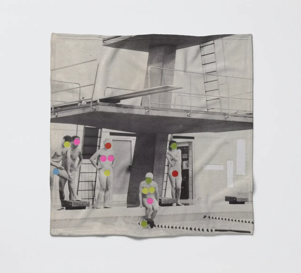 Modesty fleece blanket by Cassia Beck Collage