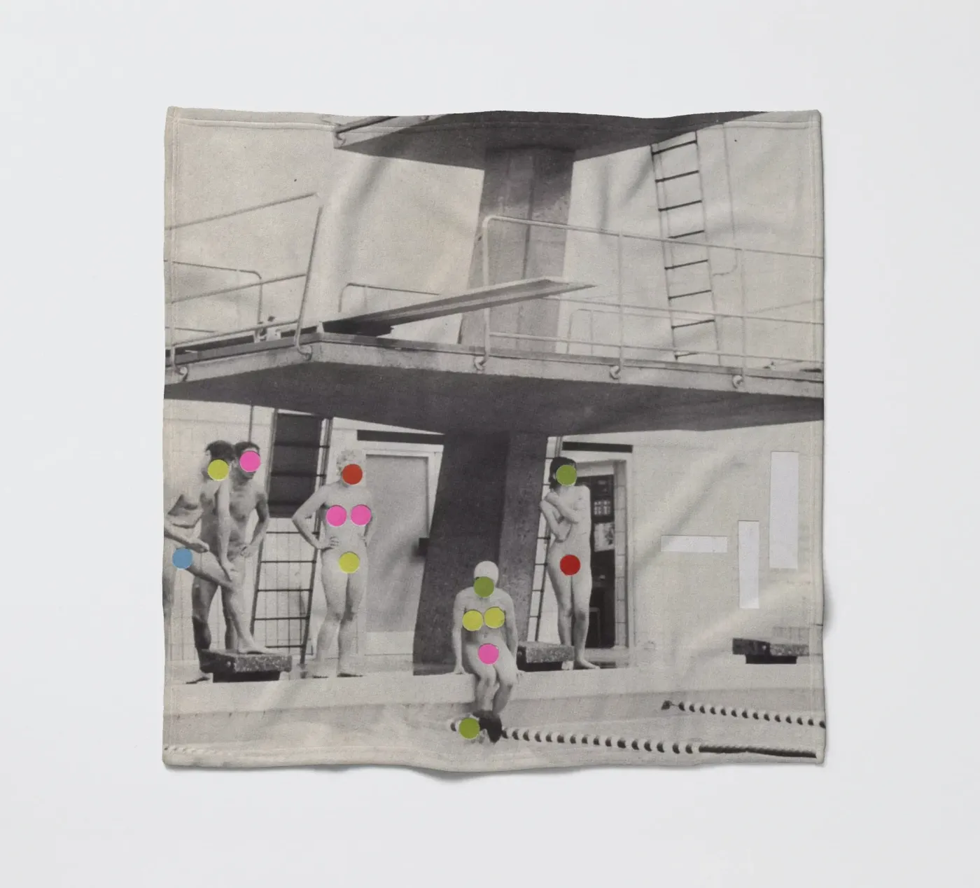 Modesty fleece blanket by Cassia Beck Collage