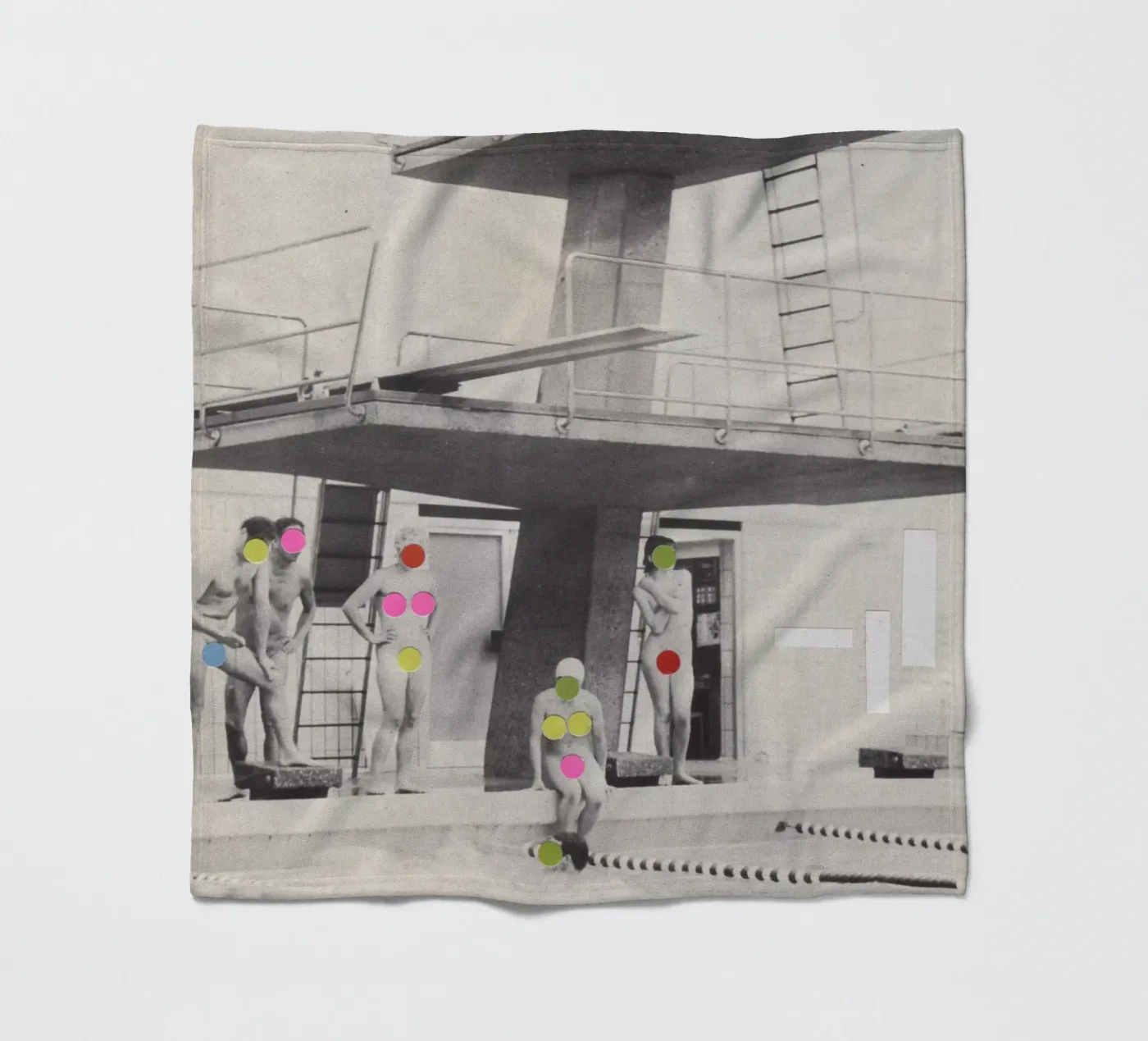 Bescheidenheid fleecedeken van Cassia Beck Collage