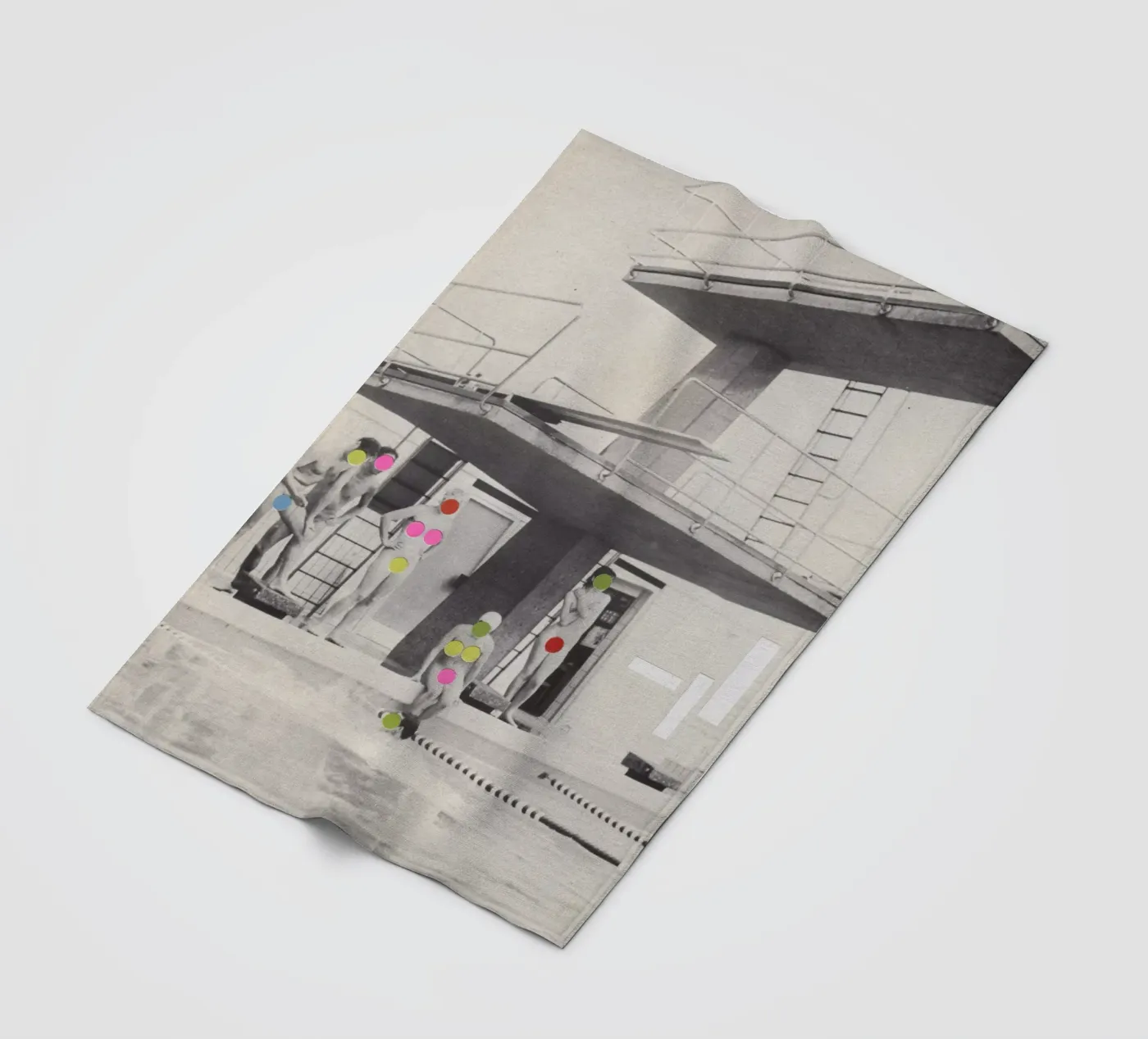 Modesty fleece blanket by Cassia Beck Collage