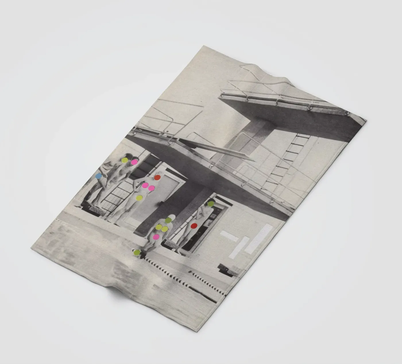 Bescheidenheid fleecedeken van Cassia Beck Collage