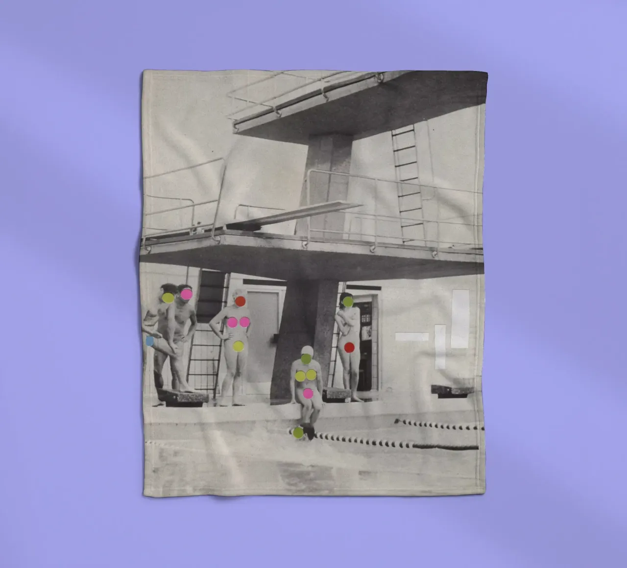 Modesty Fleecedecke von Cassia Beck Collage