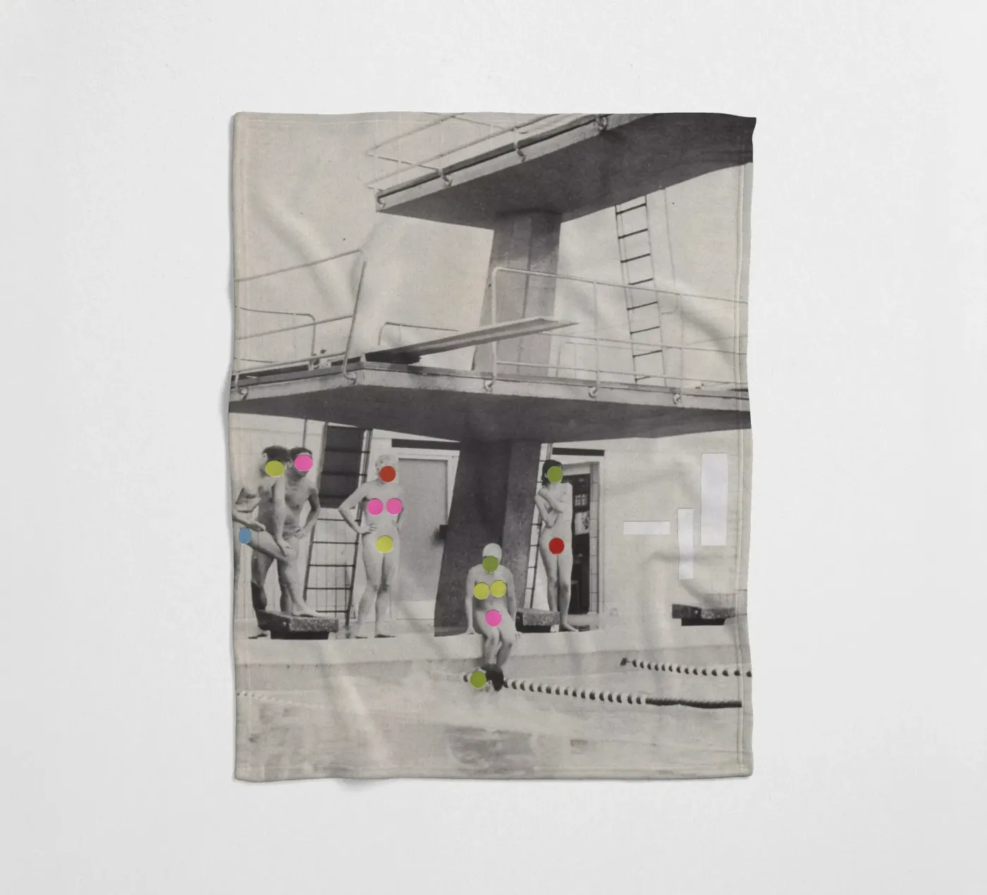 Bescheidenheid fleecedeken van Cassia Beck Collage