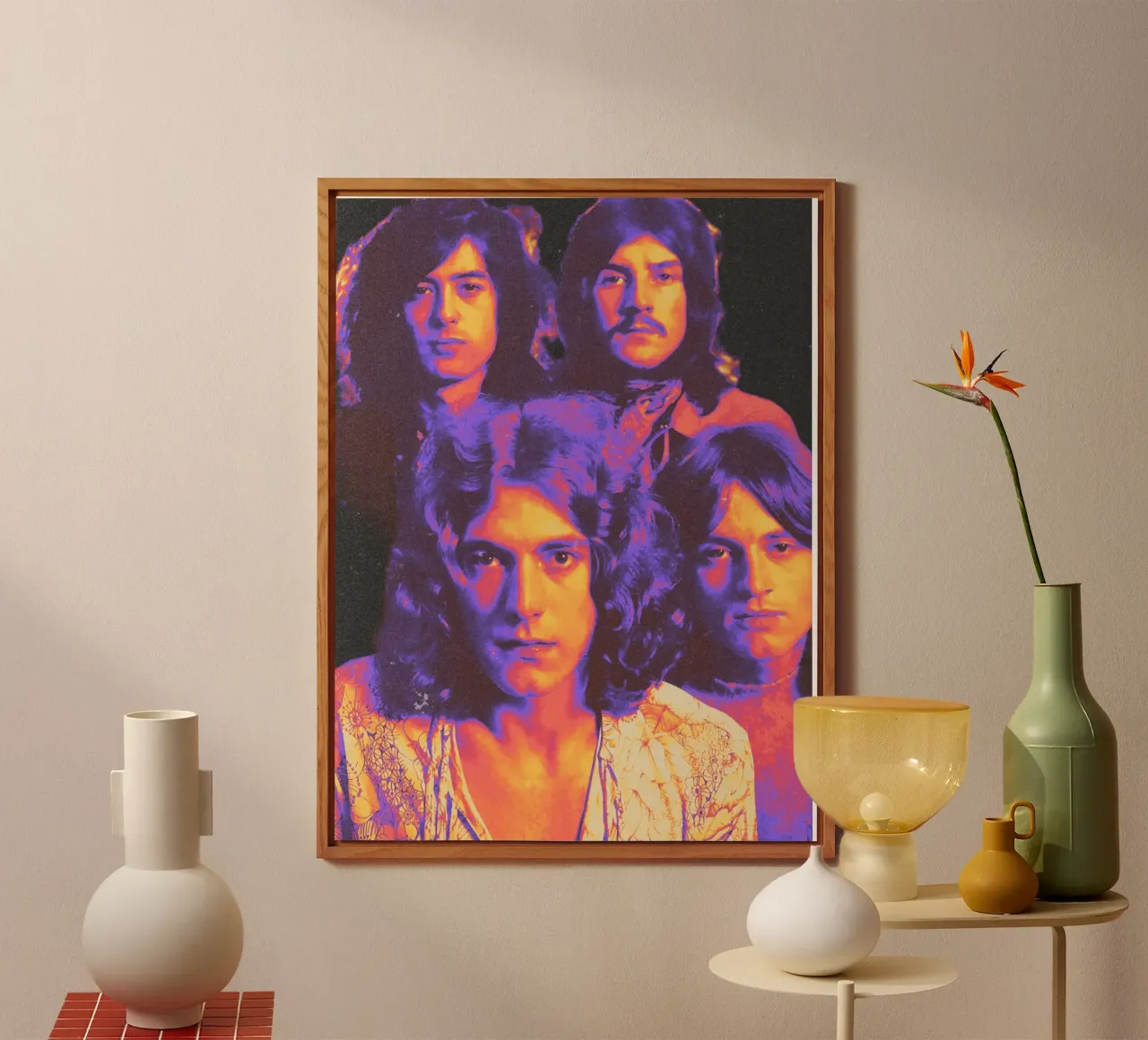 Led Zeppelin alluminio dibond da Limitless Prints